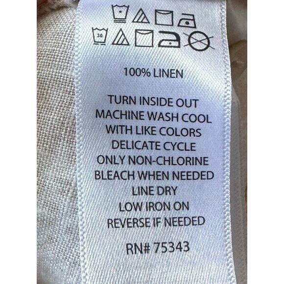 Cynthia Rowley Size Small Linen Dress Pockets Medallion Paisley Print Resort - Picture 9 of 9